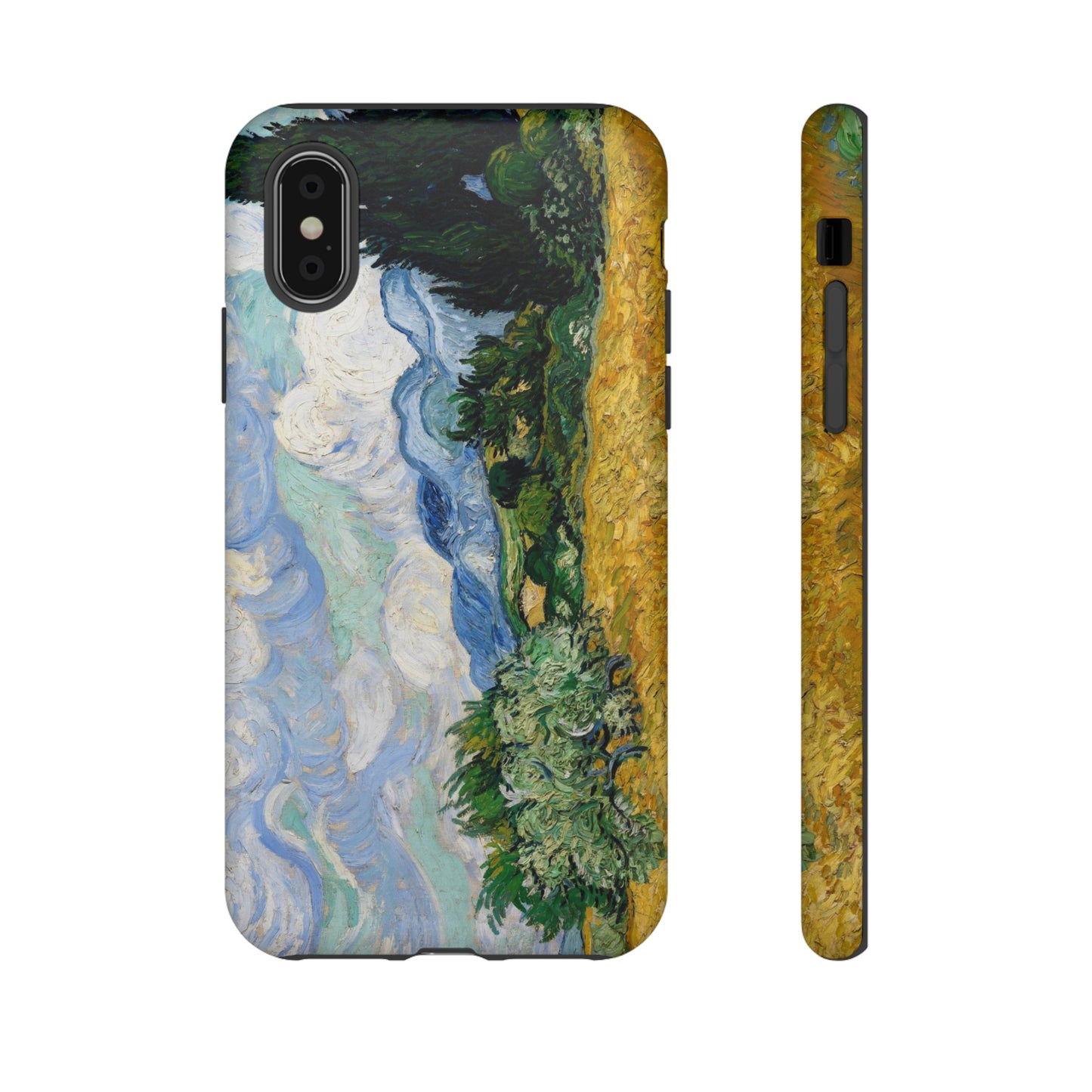 Wheat Fields with Cypresses by Vincent Van Gogh - Cell Phone Case