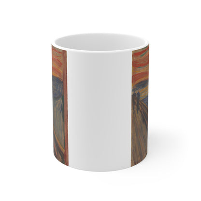 The Scream by Edvard Munch - Ceramic Mug