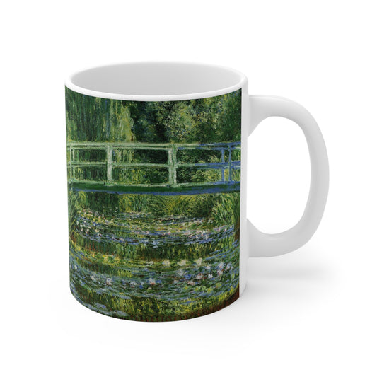 Water Lillies and Japanese Bridge by Claude Monet - Ceramic Mug