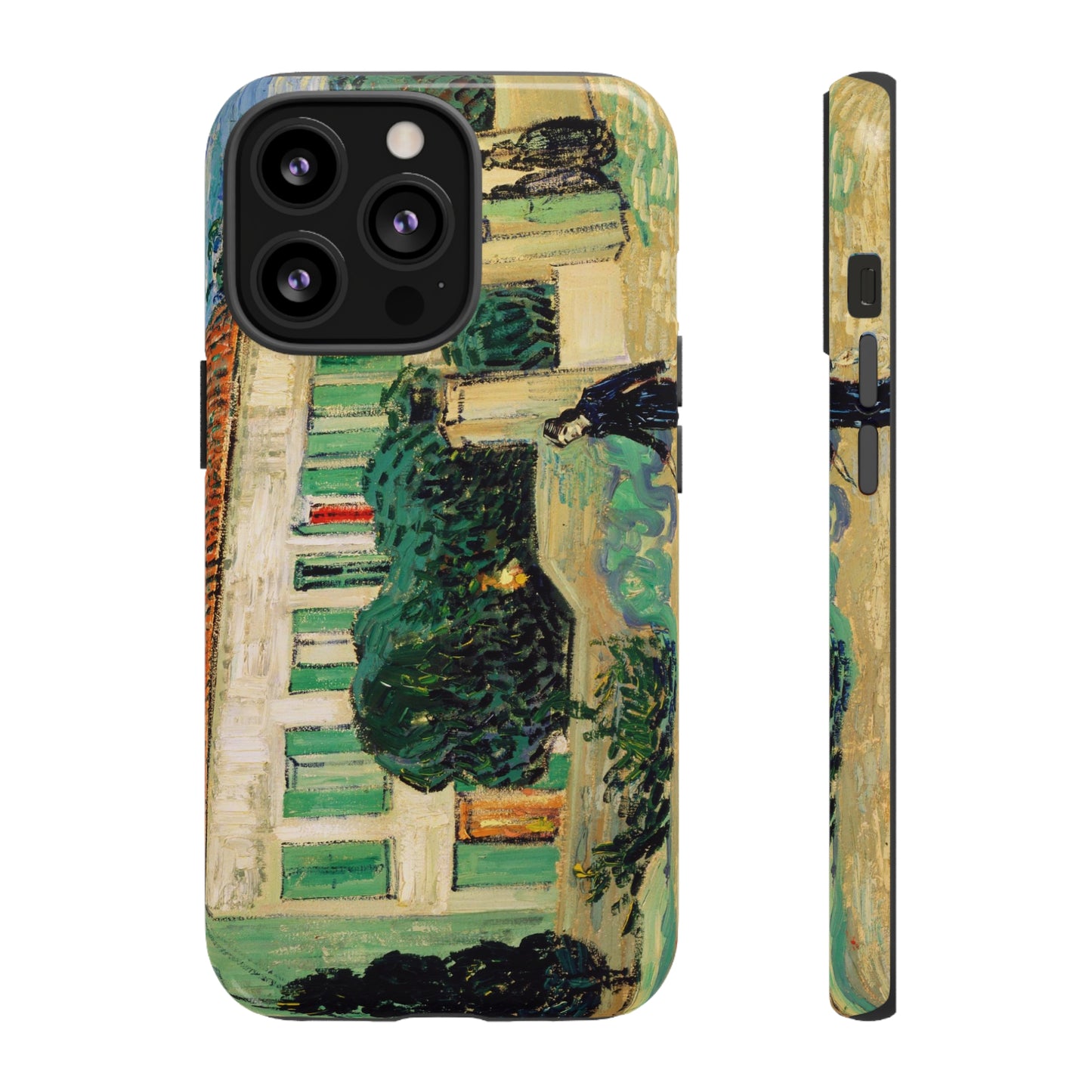 White House at Night by Vincent Van Gogh - Cell Phone Case