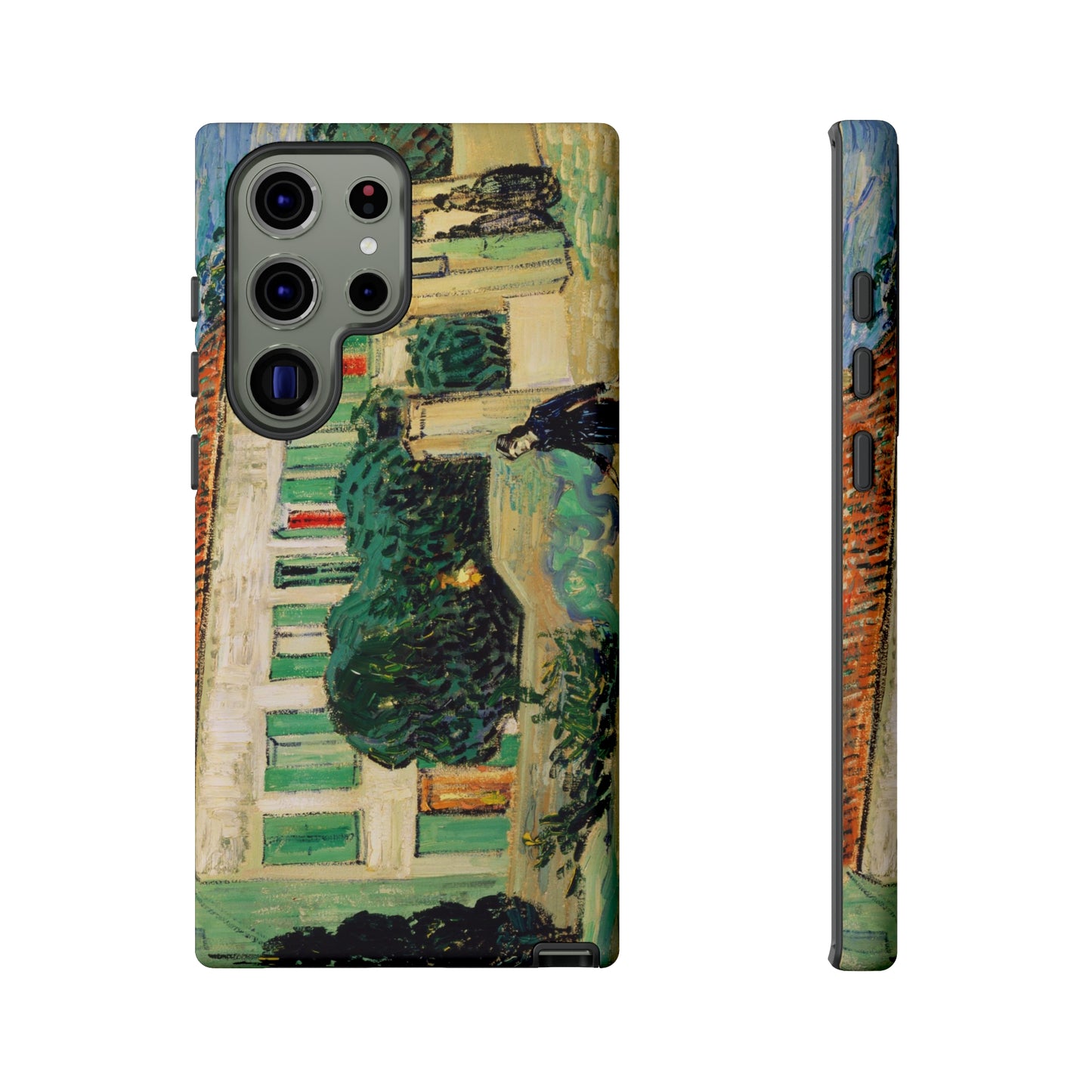 White House at Night by Vincent Van Gogh - Cell Phone Case