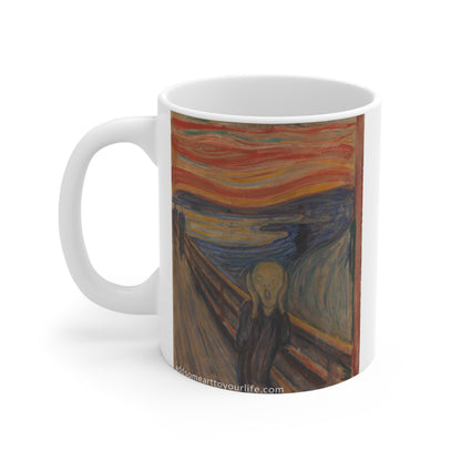 The Scream by Edvard Munch - Ceramic Mug