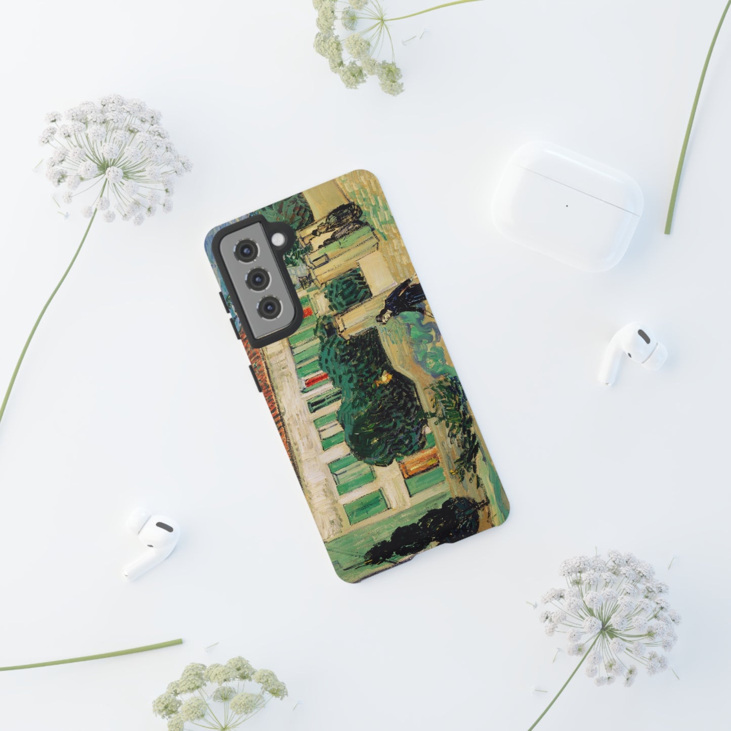 White House at Night by Vincent Van Gogh - Cell Phone Case