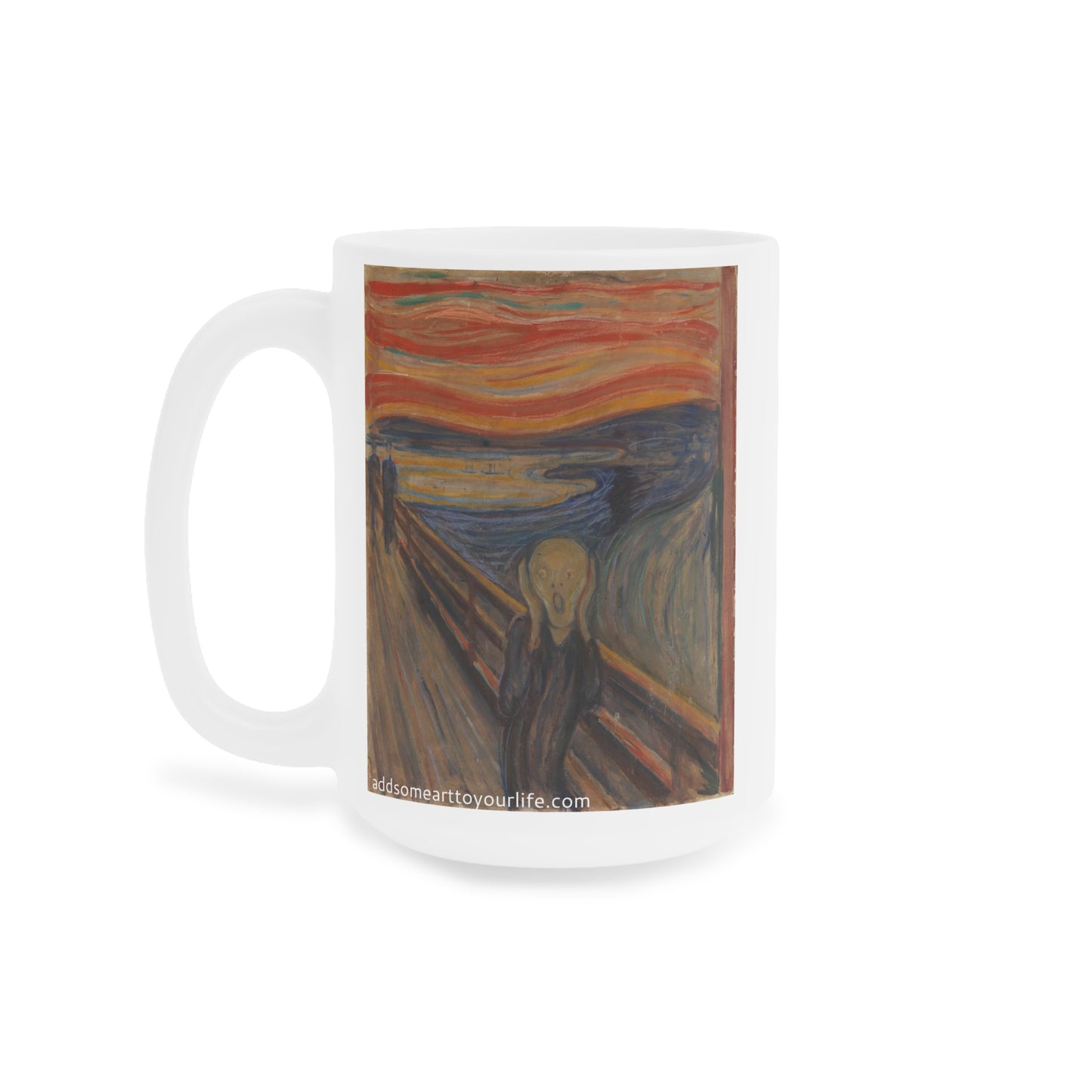 The Scream by Edvard Munch - Ceramic Mug