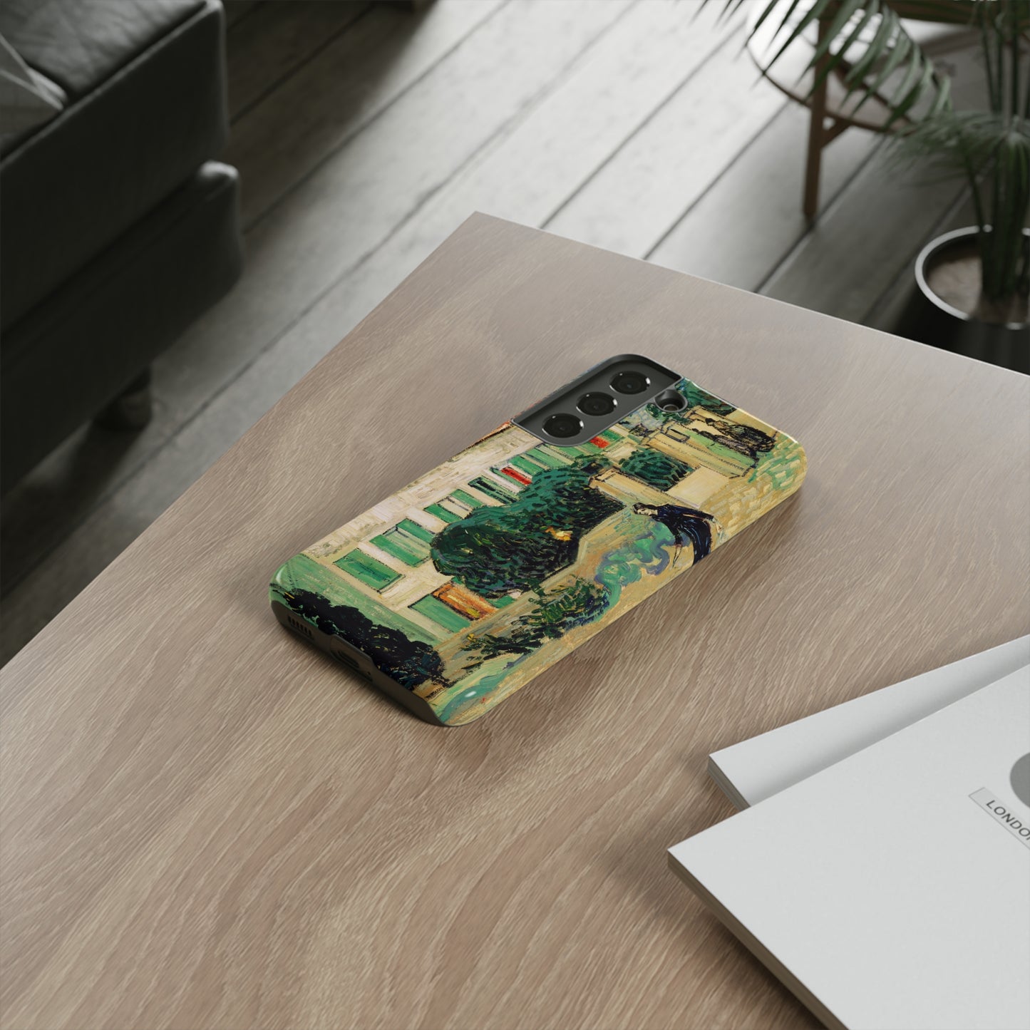 White House at Night by Vincent Van Gogh - Cell Phone Case