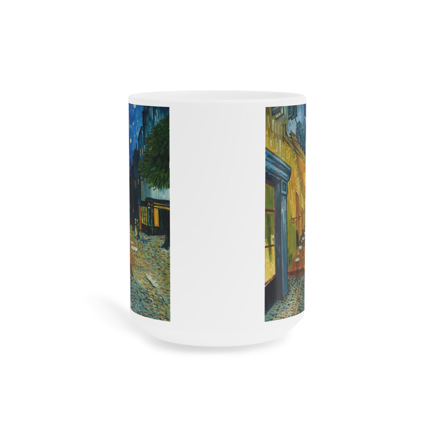 Cafe Terrace at Night by Vincent Van Gogh - Ceramic Mug