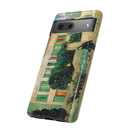 White House at Night by Vincent Van Gogh - Cell Phone Case