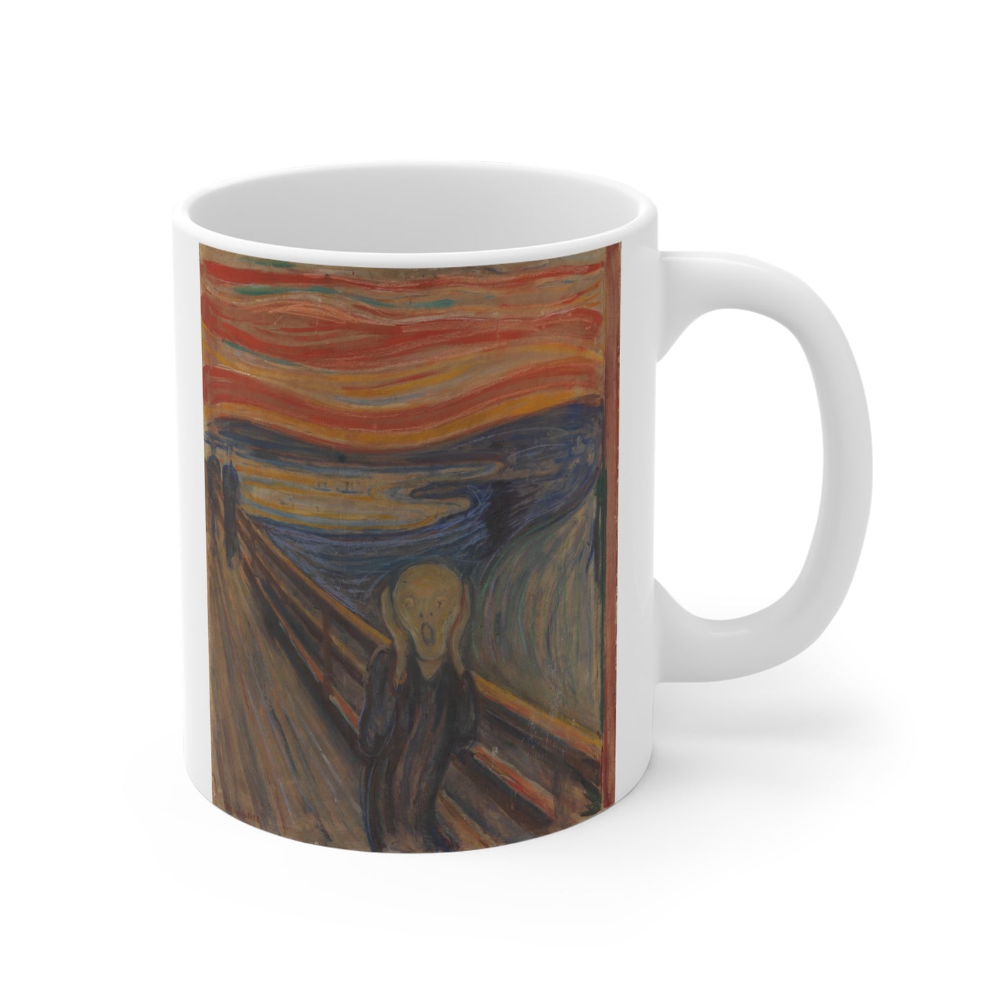 The Scream by Edvard Munch - Ceramic Mug