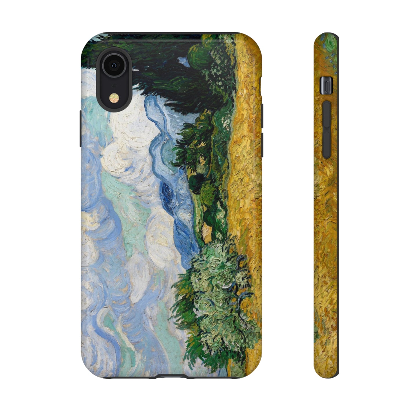 Wheat Fields with Cypresses by Vincent Van Gogh - Cell Phone Case