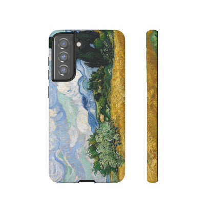 Wheat Fields with Cypresses by Vincent Van Gogh - Cell Phone Case