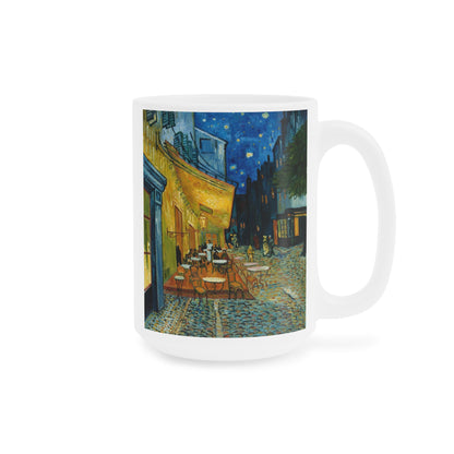 Cafe Terrace at Night by Vincent Van Gogh - Ceramic Mug