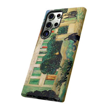 White House at Night by Vincent Van Gogh - Cell Phone Case